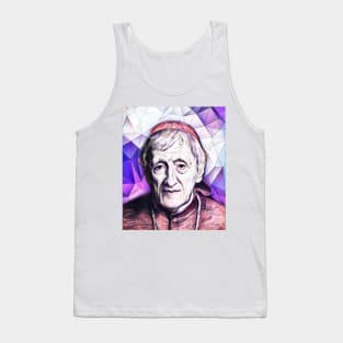 John Henry Newman Pink Portrait | John Henry Newman Artwork 8 Tank Top